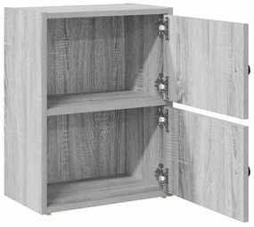 Estante 40x24x52 cm derivados de madeira cinzento sonoma