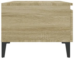 Mesas de apoio 2 pcs 50x46x35 cm deriv. madeira carvalho sonoma