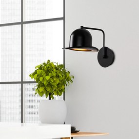 Aplique de Parede Fotr Sivani – Preto – 19 x 25 cm