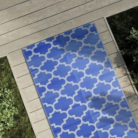 Tapete de exterior 80x150 cm ARAKIL PP azul