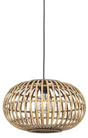 Candeeiro de suspensão oriental bambu 44 cm - Amira