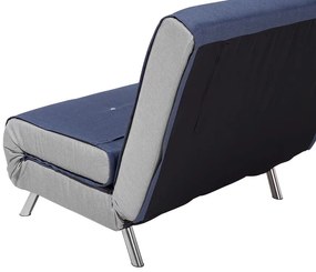 Sofá-cama em tecido azul escuro FARRIS Beliani