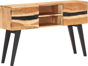 vidaXL Aparador 120x30x75 cm madeira de acácia maciça