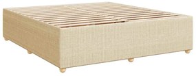 Cama com molas/colchão 180x200 cm tecido cor creme