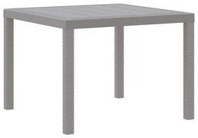 Conjunto de Jantar para Jardim 3 pcs Cinzento-claro