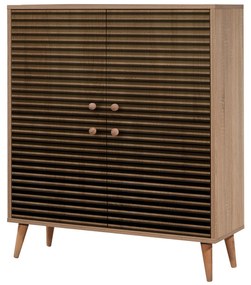 Armário Multiuso Multilux – Carvalho Sonoma – 95x111x36 cm