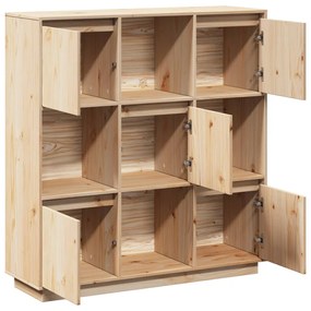 Aparador alto 110,5x35x117 cm pinho maciço