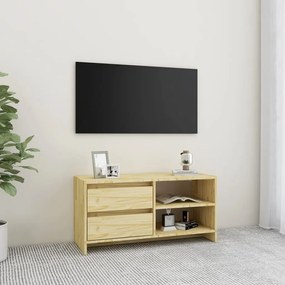 vidaXL Móvel de TV 80x31x39 cm madeira de pinho maciça