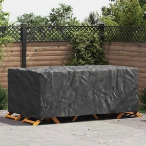 vidaXL Capa para móveis de exterior Preto 240 x 140 x 90 cm 420D
