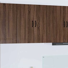 vidaXL Armário de Cozinha Carvalho Marrom 80 x 31 x 80 cm