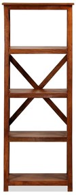 Estante madeira maciça c/ acabamento em a mel 60x30x160 cm