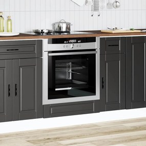 Armário forno Porto derivados de madeira preto