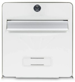 Caixa de correio Burg-Wachter   Branco Aço inoxidável Aço Galvanizado 36,5 x 28 x 31 cm