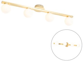 Candeeiro de teto moderno em latão IP44 4-luzes - Cederic Moderno