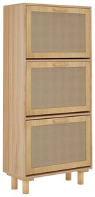 Sapateira 52x25x115 cm derivados madeira/vime natural castanho