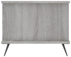 Mesa de centro 90x50x40 cm derivados de madeira cinzento sonoma