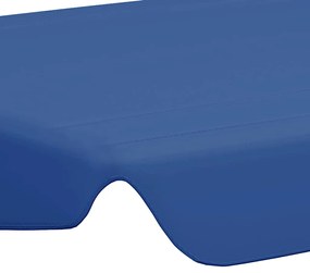 Toldo suplente baloiço jardim 188/168x145/110 cm azul