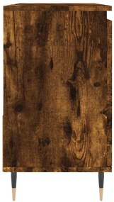 Armário casa de banho 65x33x60 cm madeira carvalho fumado