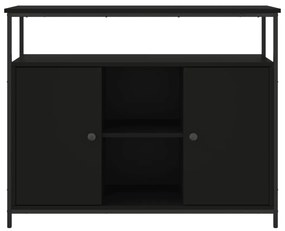 Aparador 100x35x80 cm derivados de madeira preto