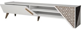 Unidade TV Beril – Branco – 180x37x40 cm