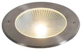 Spot de chão moderno em aço com LED 20W - Bridge Moderno