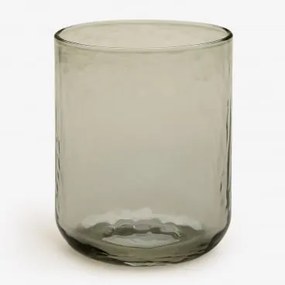 Pack De 4 Copos 39,5 Cl Em Vidro Leomie Cinza Agata - Sklum
