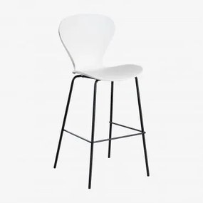 Pacote Com 4 Bancos Altos Uit ↑75 Cm & Negro & Polipropileno Branco & Polipropileno - Sklum