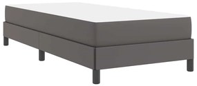 Cama Outros Cinzeto 100 x 200 cm Couro sintético