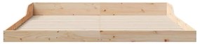 Estrutura da Cama Castanho 180 x 220 cm Madeira de pinho maciça