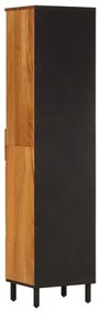Armário de casa de banho 38x33x160 cm madeira de acácia maciça