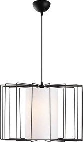 Candeeiro Tel – Preto e Branco – 47 cm