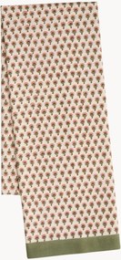 Toalha de mesa artesanal com padrão floral Melon