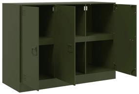 Aparador 99x39x73 cm aço verde azeitona