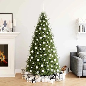 vidaXL 111 pcs conjunto de enfeites de Natal poliestireno branco