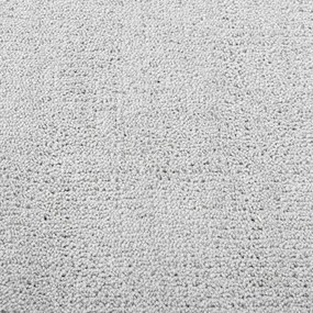 Tapete de pelo curto OVIEDO 60x110 cm cinzento