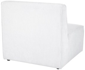 Sofá modular de 4 lugares em bombazine branco sujo LEMVIG Beliani