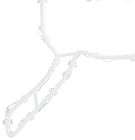 Luzes de Natal Silhueta de rena 2 pcs 35 LEDs branco quente