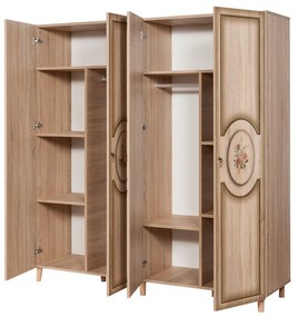 Roupeiro Imaj – Carvalho Sonoma – 180x192x52 cm