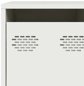 Aparador 135x39x73,5 cm aço laminado a frio branco