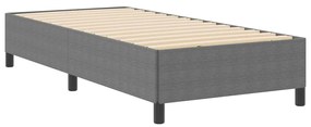 Estrutura de Cama vidaXL Cinzento-claro 90x200 cm Tecido de Corduroy