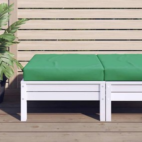 vidaXL Almofadão p/ móveis de paletes 60x60x9,5 cm tecido oxford verde