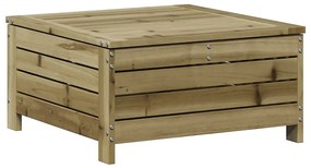 7 pcs conjunto lounge de jardim madeira de pinho impregnada