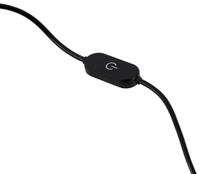 Design tafellamp zwart met zilver incl. LED dimbaar - Blaze Design