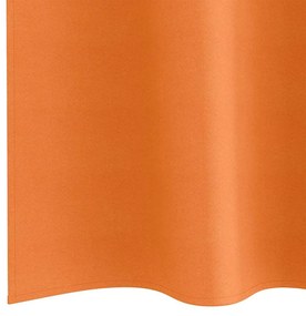 Cortinas 2 pcs Laranja Brilhante 175 x 140 cm Poliéster