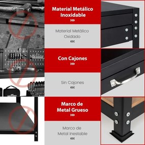 Bancada de trabalho multiusos com painel de gancho e gavetas com 25 Acessórios Organizador de ferramentas para garagem Oficina