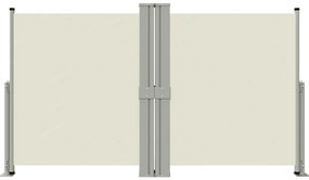 Toldo lateral retrátil 140x1200 cm cor creme