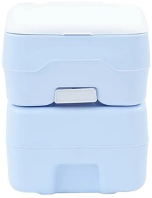 Luz de Casa de Banho Portátil vidaXL Azul e Branca Plástico 20 L