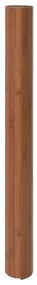 Tapete retangular 70x100 cm bambu castanho