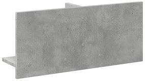 Armário de parede 70x16,5x30 cm deriv. madeira cinzento cimento