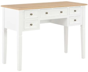 Secretária 109,5x45x77,5 cm madeira branco